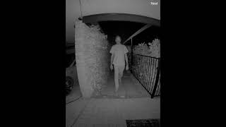 Google Nest Doorbell Video Sample  Night IR [upl. by Rauch]