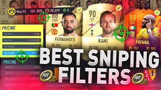 THE BEST SNIPING FILTERS 97 😍 MAKE 300K QUICKLY FIFA 22 BEST SNIPING FILTERS TO MAKE COINS [upl. by Burgener]