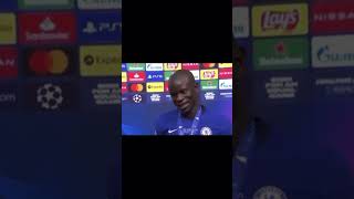 KANTE THANK YOU 😂viral football subscribe hopeyoulikeit kante chelsea [upl. by Orlov]