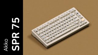 Akko SPR 75  Akko POM Pinks  Cloned CRP C64s Sound Test asmr typing [upl. by Odnavres]