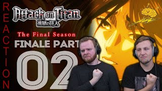 SOS Bros React  Attack on Titan Series Finale [upl. by Sewoll277]