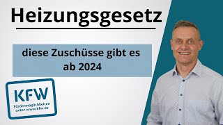 KfW 458 Heizungszuschuss 2024 Heizungstechnik  BEG Förderung baufinanzierung [upl. by Niwle]