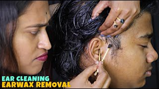 Ear Cleaning amp earwax Removal by Pakhi  Heavy Oil Ear Massage  Ear Fingering  Neck Cracking ASMR [upl. by Nnainot]