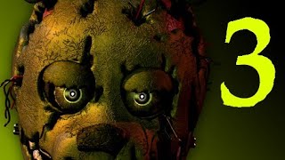 Five Nights at Freddys 3 Full playthrough Nights 16 Extras  No Deaths No Commentary OLD [upl. by Lynett]