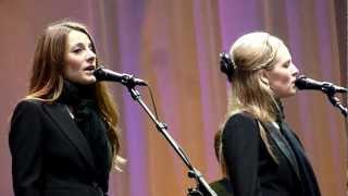 Leonard Cohen  The Webb Sisters  Come Healing  Helsinki Finland  02092012 [upl. by Chisholm533]