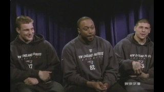 2011 Interview  Patriots  Crumpler Gronkowski Hernandez [upl. by Adorl]