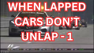 When LAPPED CARS dont UNLAP 1 [upl. by Ardnoet275]