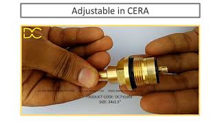 CERA  BRASS CARTRIDGE SPINDLE VALVE REPAIR LEAKY TAP REPLACE DRIPPING amp STOP LEAKAGE DC731009 [upl. by Ragas]