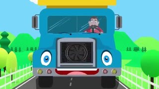 Wheels on the Truck Go Round amp Round  Original Nursery Rhymes  The Wheels on the Bus  Baby Songs [upl. by Cleon]