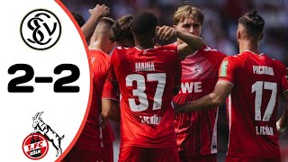 SV Elversberg Vs Köln 22 All Goals Results Extended Highlights amp Analysis [upl. by Shanahan475]