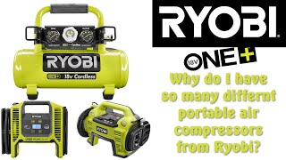 Lets compare Ryobi air compressors models P731 P747 P739 [upl. by Drofliw126]