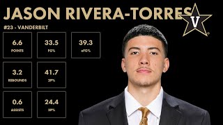 Jason RiveraTorres  Vanderbilt  202324 Transfer Portal Highlights [upl. by Faso519]