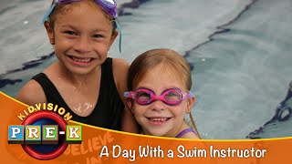 A Day With a Swim Instructor  Virtual Field Trip  KidVision PreK [upl. by Kerianne579]