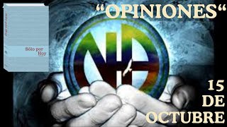 Reflexión Diaria NARCOTICOS ANÓNIMOS 15 de Octubre [upl. by Ttoille]