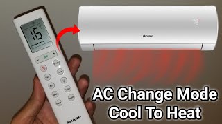 How to operate Air Conditioner on Heating Mode [upl. by Lerrehs899]