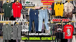 100 Original Clothes Shop In Mumbai  Export Surplus Clothes  Premium Luxury Quality  Branded [upl. by Hsirrehc]