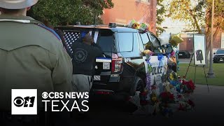 Community honors Greenville Police Officer Cooper Dawson at memorial [upl. by Ailuj]