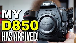 My Nikon D850 Has ARRIVED [upl. by Nylahsoj]