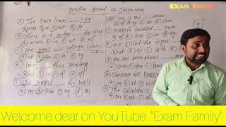 preposition  preposition MCQ  preposition class 12th  preposition in english grammar bihar board [upl. by Yespmed]