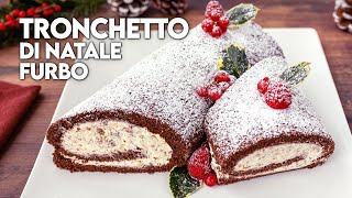 TRONCHETTO FURBO DI NATALE Ricetta Facile  Fatto in Casa da Benedetta [upl. by Yeldnarb]