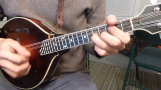 Charlie Mulvihills  Traditional Fiddle Tune on Mandolin [upl. by Zink]