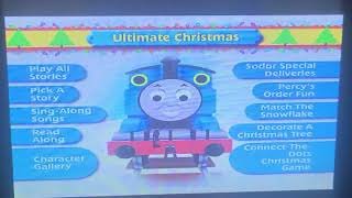 thomas and friends ultimate Christmas 2007 dvd menu walkthrough [upl. by Bennir]