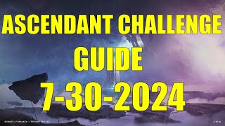 Destiny 2  Ascendant Challenge Guide and Location 7302024 [upl. by Ynohtnaluap]