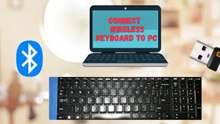 How to Connect a Wireless Keyboard to PC  how to connect wireless keyboard to laptop [upl. by Gardia]