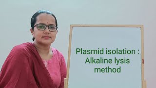 Plasmid isolation Alkaline lysis method  isolation of plasmid DNA from bacteria [upl. by Garling583]