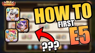 Choose Your First E5 Hero  Guide 2024  Idle Heroes [upl. by Weber391]