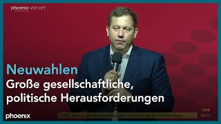 Lars Klingbeil zur SPDKanzlerkandidatur am 221124 [upl. by Olodort]