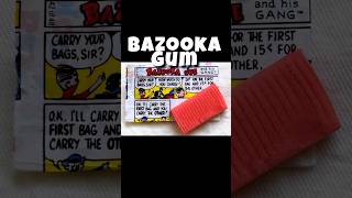 Bubble Gum with comic wrappers nostalgia Bazooka Bubble Gum [upl. by Asssilem]