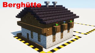 Minecraft Berghütte bauen  Tutorial  TheMoGamer [upl. by Elolcin303]