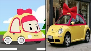 RoboCar Poli In Real Life  Zilo Cartoons [upl. by Canute]