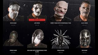 SLIPKNOT OFFICIAL MASKS RELEASED [upl. by Murat]