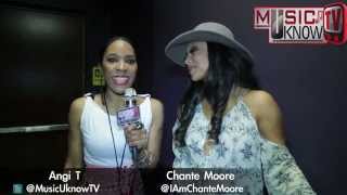 Chante Moore interview wAngi T amp performance wEric Benet [upl. by Nareht]