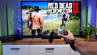 Red Dead Redemption 2 On the XBOX ONE FAT  POV Gameplay Test Graphics Impression [upl. by Blainey]