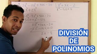 DIVISIÓN DE POLINOMIOS Paso a paso [upl. by Carter750]