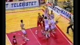 Real Madrid vs Olympiakos 5758 Euroleague 1994 [upl. by Sinaj]