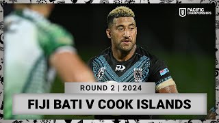 Pacific Championships 2024  Fiji Bati v Cook Islands Aitu  Full Match Replay [upl. by Newcomb]