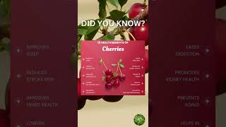 Health Benefits of Cherries [upl. by Ludovico]