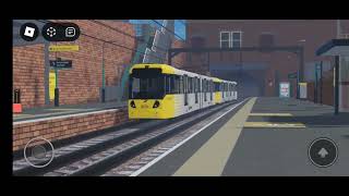 trams at Trafford bar on retrolink roblox [upl. by Chet]