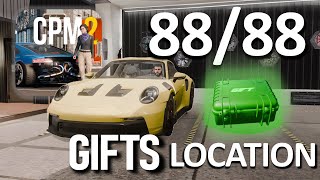 All 88 Gifts Complete Locations  Car Parking Multiplayer 2  Guide [upl. by Lednic266]