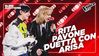 Le voci di Rita Pavone e Arisa in “Una Ragione In Più”  The Voice Kids 3 Blind Auditions [upl. by Pol289]