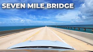 Driving Seven Mile Bridge in the Florida Keys [upl. by Dnomyaw]