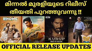 OFFICIAL Minnal Murali Ott Release Date  Kurup Release Date  Minnal Murali Trailer [upl. by Yesak]