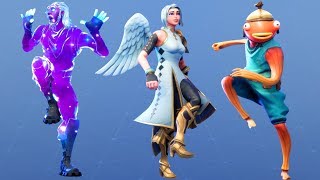 Fortnite All Dances Season 17 Updated to Lazy Shuffle [upl. by Rawdin428]