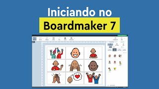 Iniciando no Boardmaker 7  Aula 047 [upl. by Orravan]