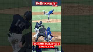 Rollercoaster ⚾️ has lots of ups amp downs sometimes in the same AB MA2tv YouTube Shorts MILB [upl. by Kcirdle]