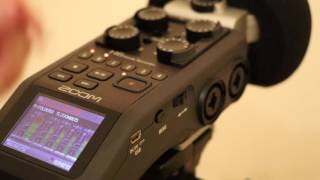 Zoom H6 backup recording – second file at lower decibels [upl. by Ynnub114]